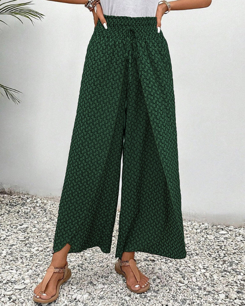 Sommerfeld | Lisette Broek met Wijde Pijpen en Geometrische Print