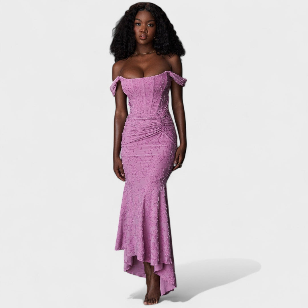 Francesca - Jurk met sculpturale silhouet