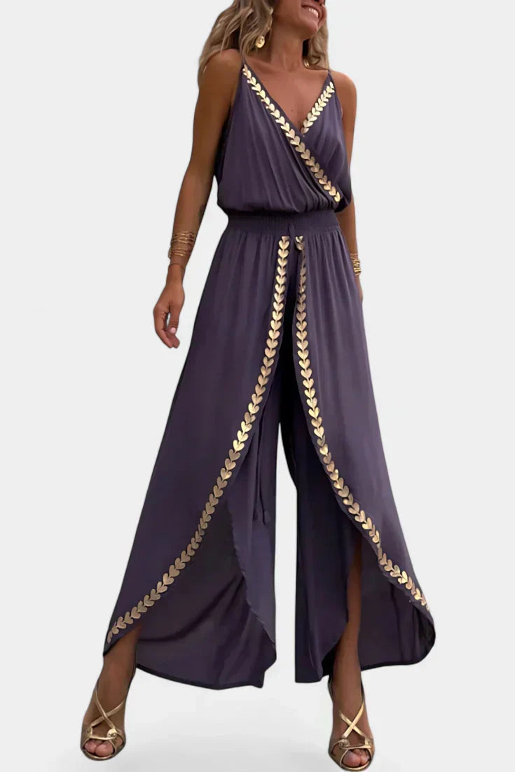 Lorena - Jurk Mono Gouden Details