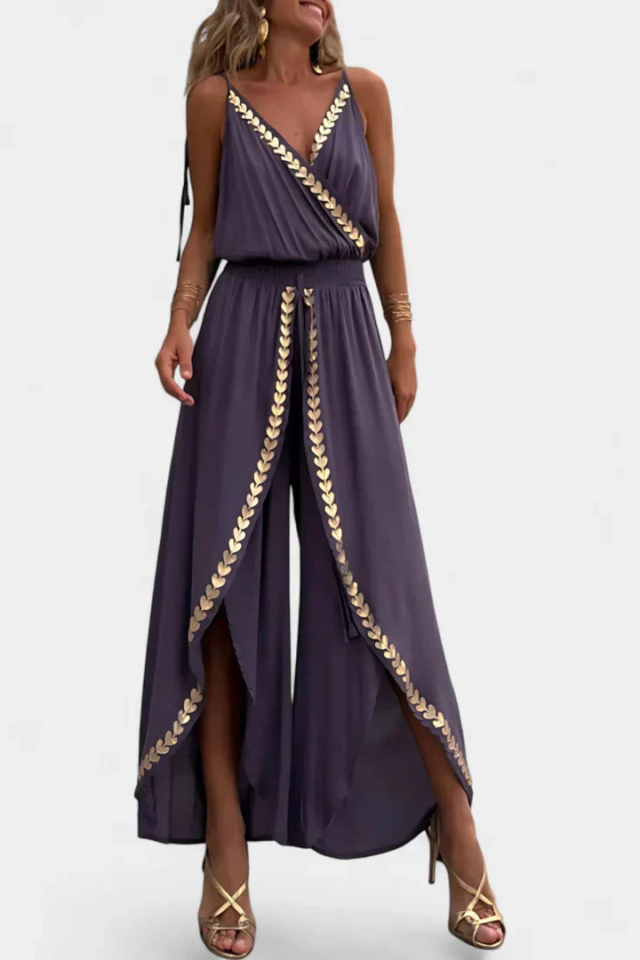 Lorena - Jurk Mono Gouden Details