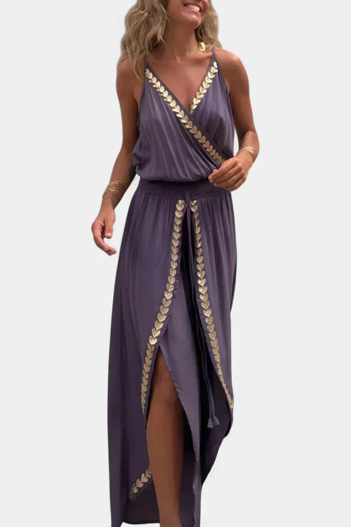 Lorena - Jurk Mono Gouden Details