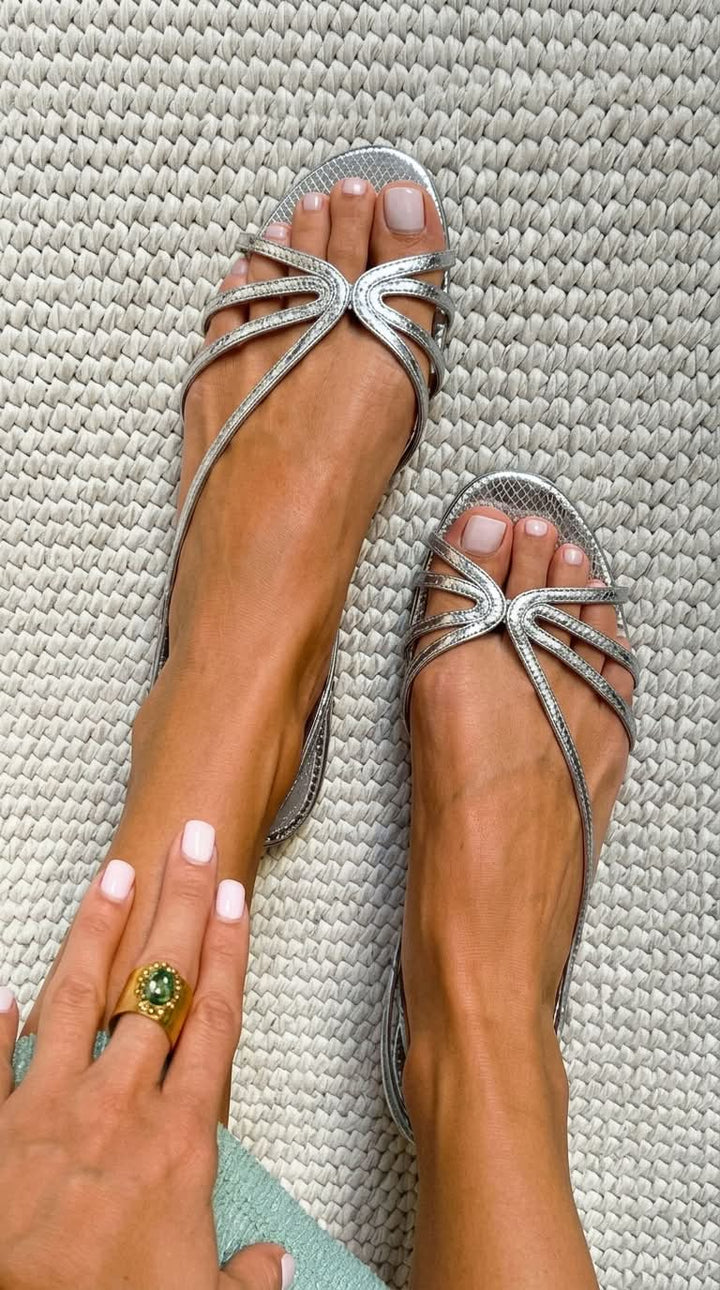 GINEVRA GOUDE SANDALEN ZOMER ELEGANTIE