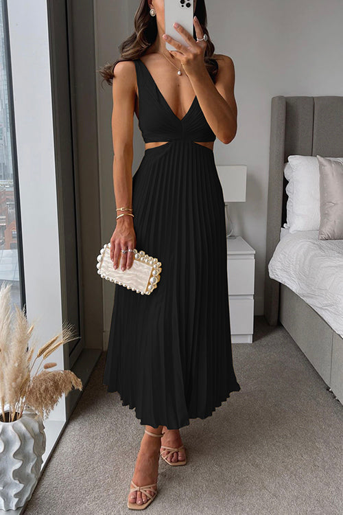Camila - Mouwloze Midi Jurk