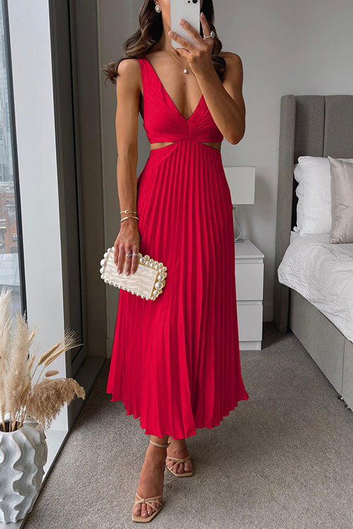 Camila - Mouwloze Midi Jurk
