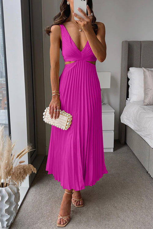 Camila - Mouwloze Midi Jurk