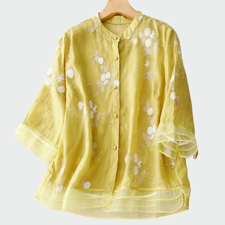 Geborduurd shirt