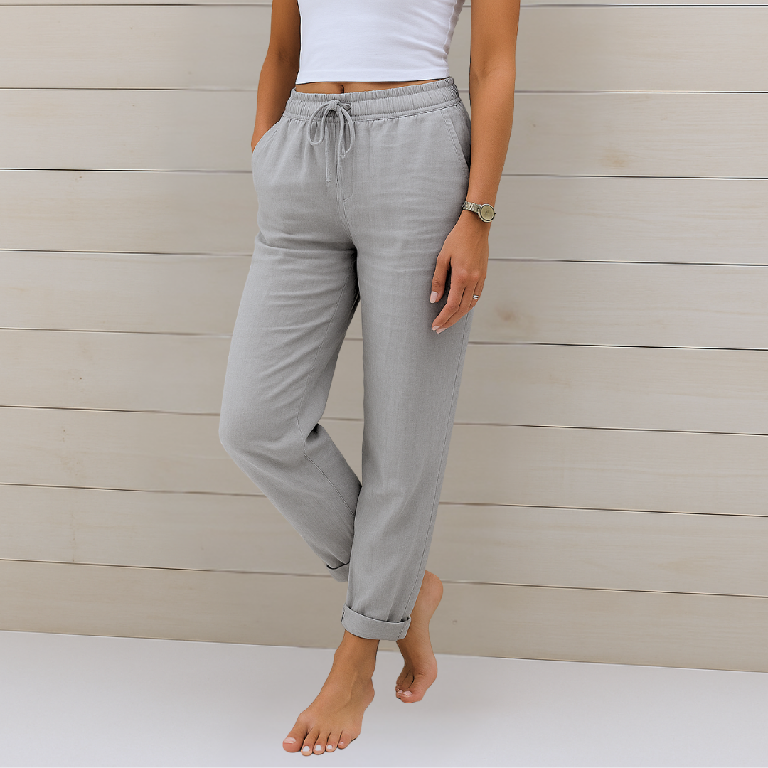 Sara - Premium Linnen Stretch Broeken