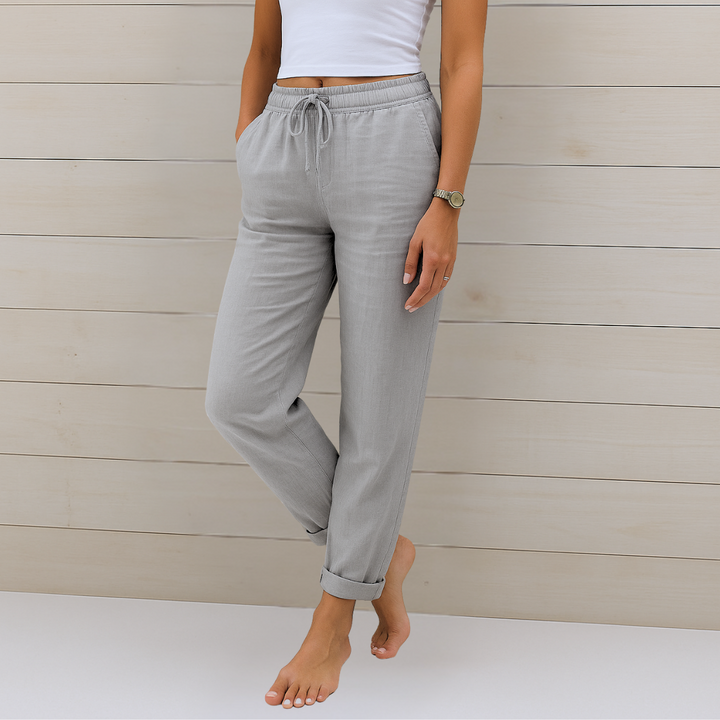Sara - Premium Linnen Stretch Broeken