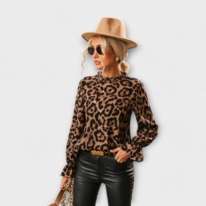 Queila - Blouse Luipaard