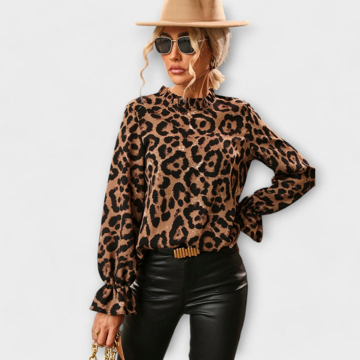 Queila - Blouse Luipaard