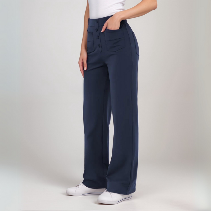 Sommerfeld | Elastische Broek met Hoge Taille