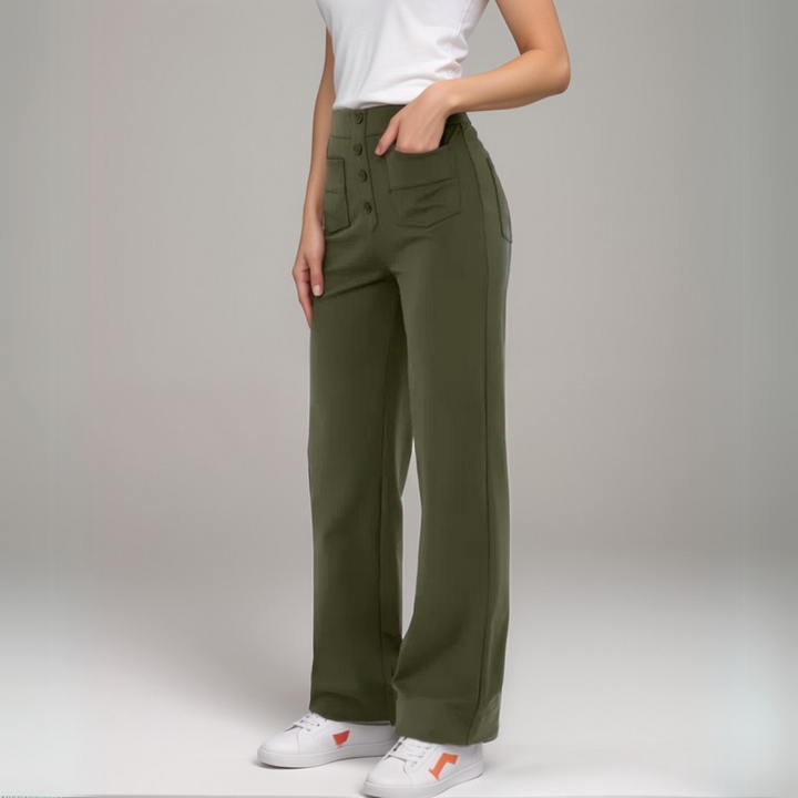 Sommerfeld | Elastische Broek met Hoge Taille