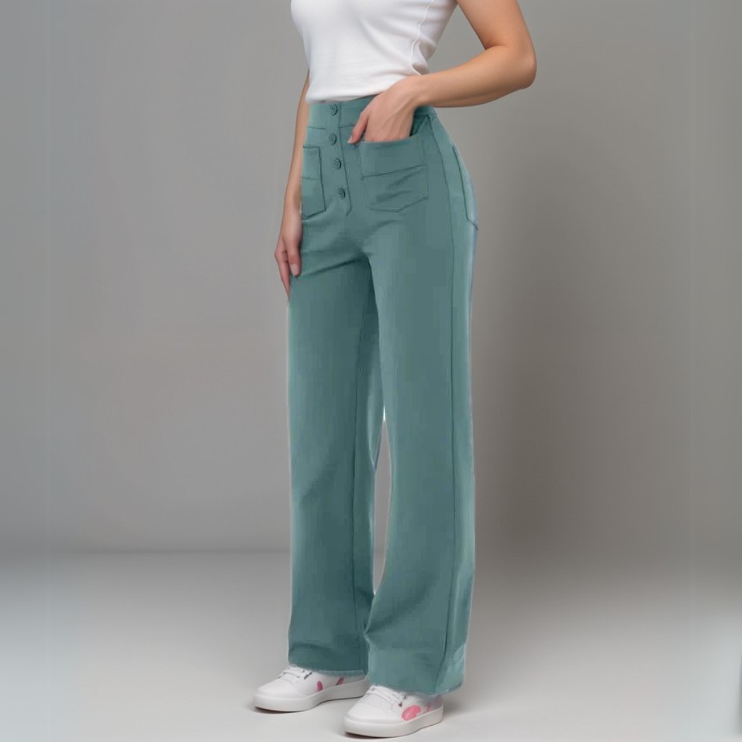 Sommerfeld | Elastische Broek met Hoge Taille