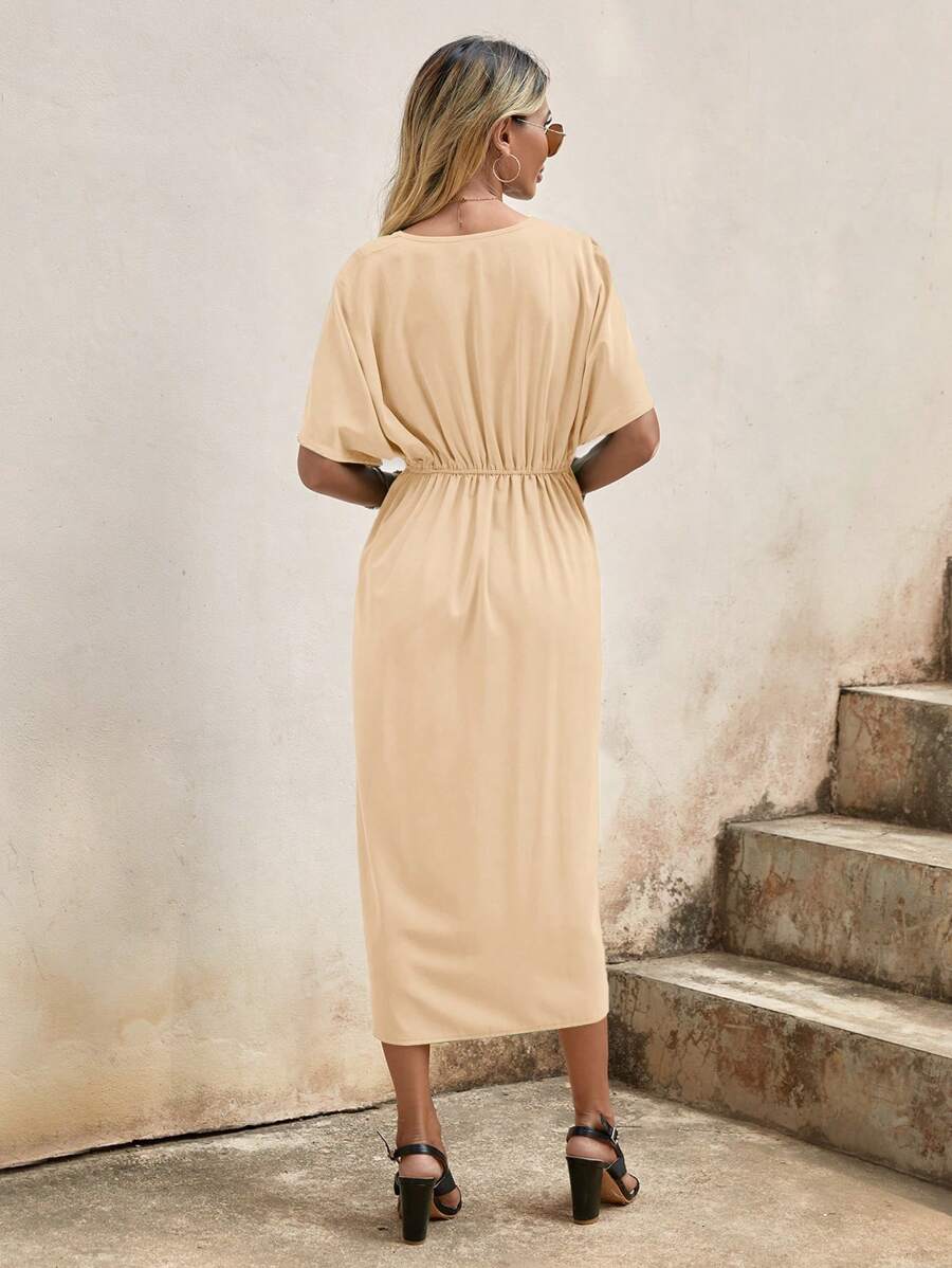 Caia - Midi Envelope Jurk