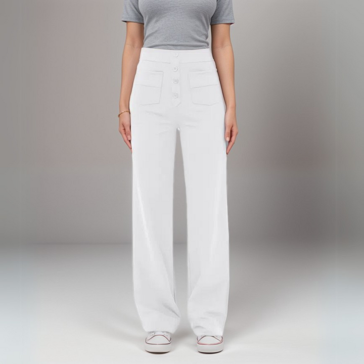 Sommerfeld | Elastische Broek met Hoge Taille