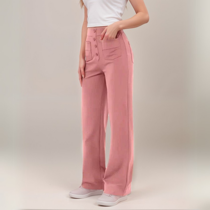 Sommerfeld | Elastische Broek met Hoge Taille