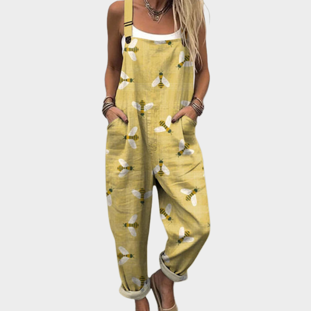 Comfortabele Gedrukte Jumpsuit
