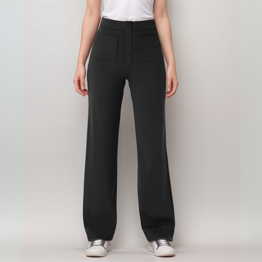 Sommerfeld | Elastische Broek met Hoge Taille