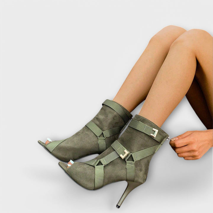 Luísa - Elegante sandalen met open teen en hak