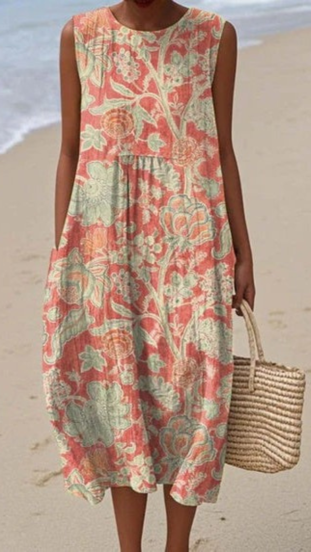Elis - Vintage bloemenjurk