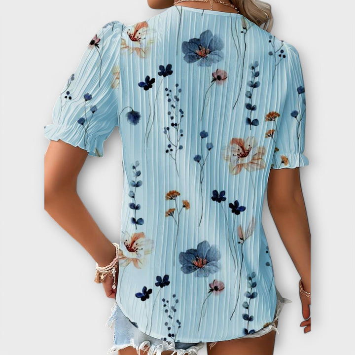 Emília - Blouse met V-hals