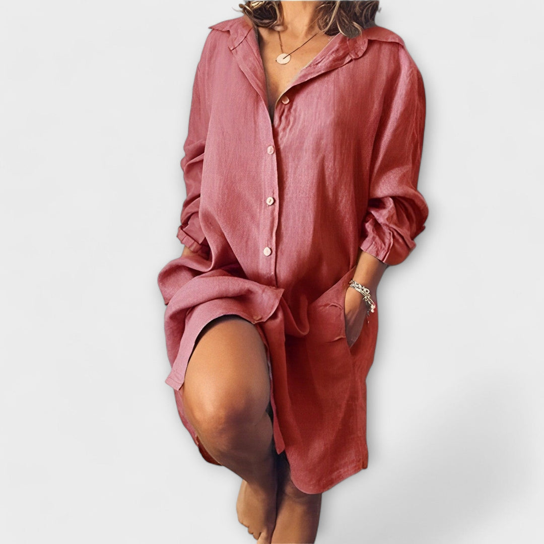 Clara - Casual linnen blouse