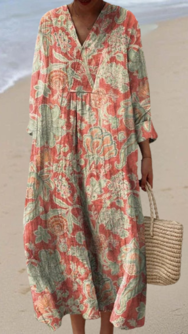 Elis - Vintage bloemenjurk