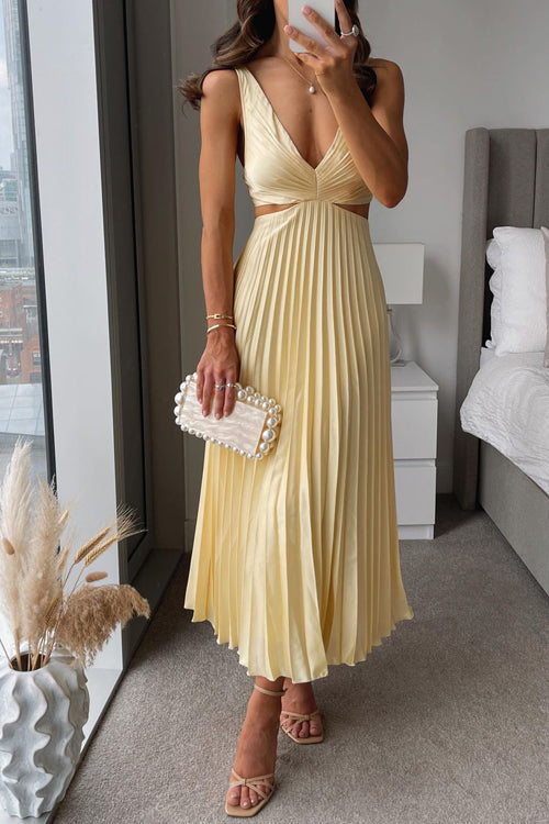 Camila - Mouwloze Midi Jurk