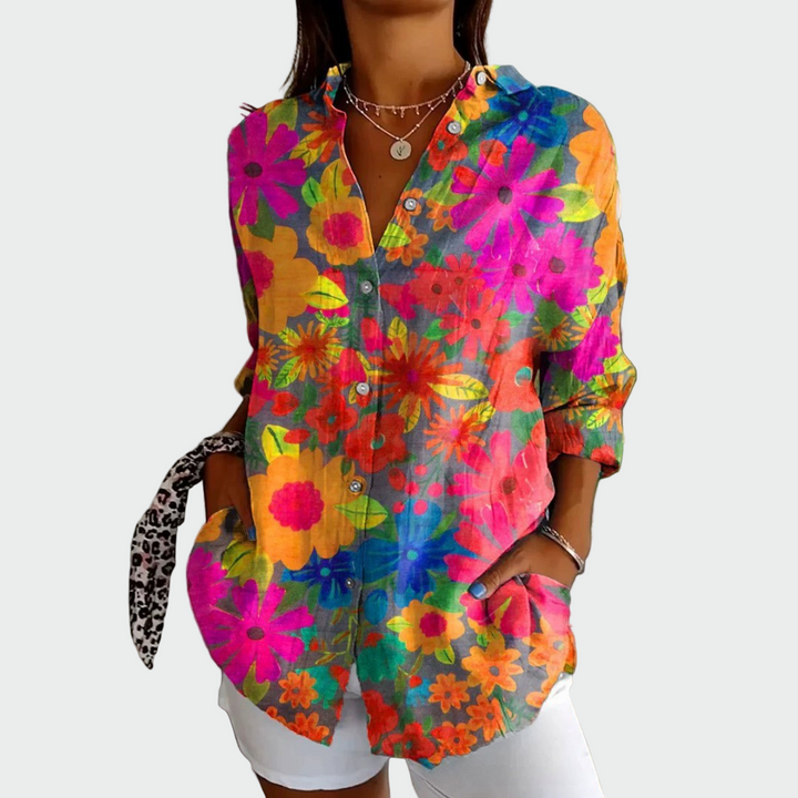 Stijlvol shirt met bloemenprint