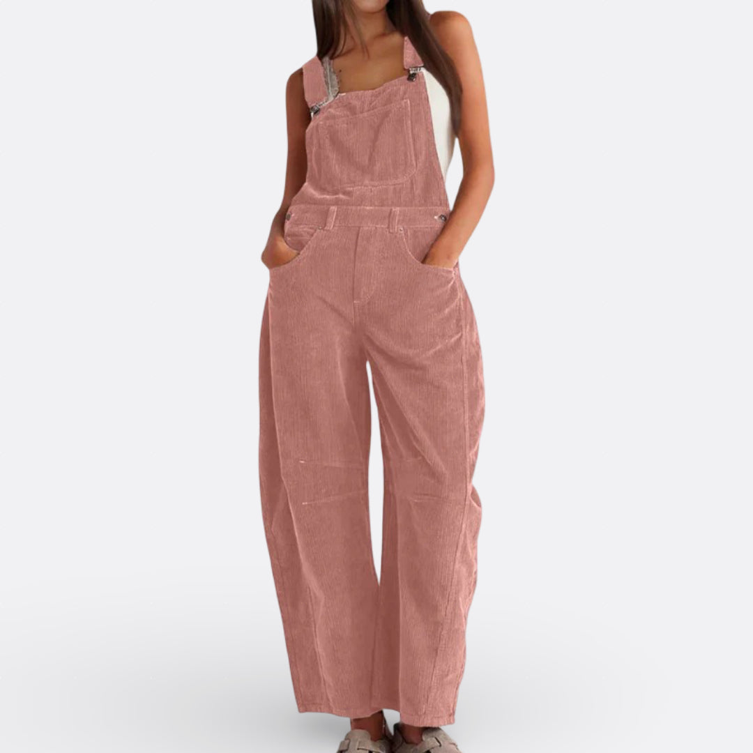 Carolina - Vloeiende Wijde Pantalon Jumpsuit