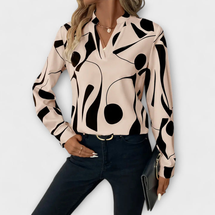 Catarina - Elegante blouse met lange mouwen