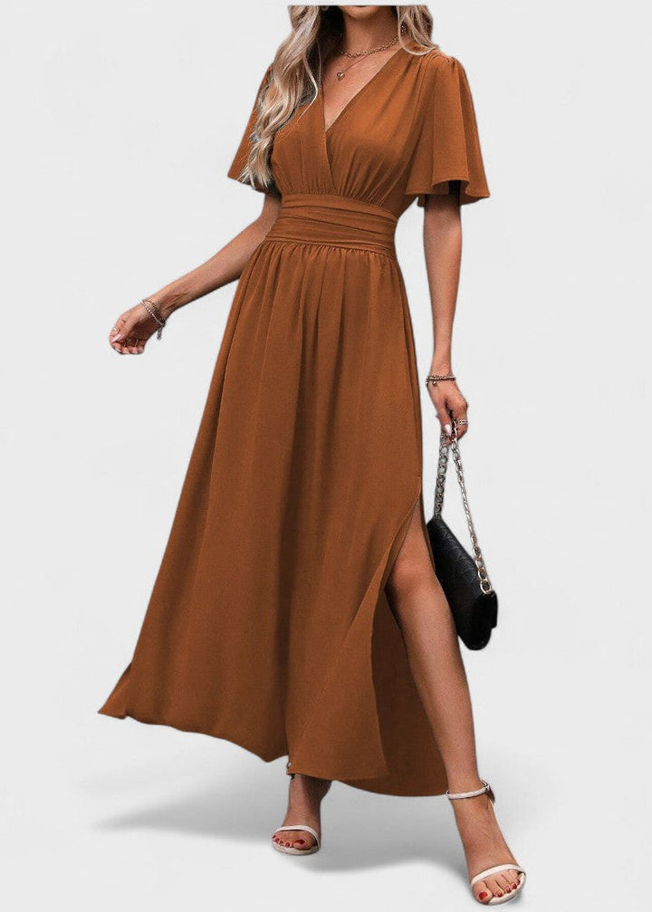 Eterna - Elegante Maxi Jurk Zwart