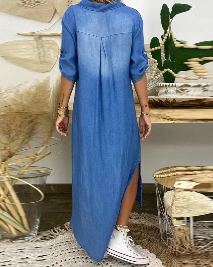 Ibiza - Maxi Denim Jurk