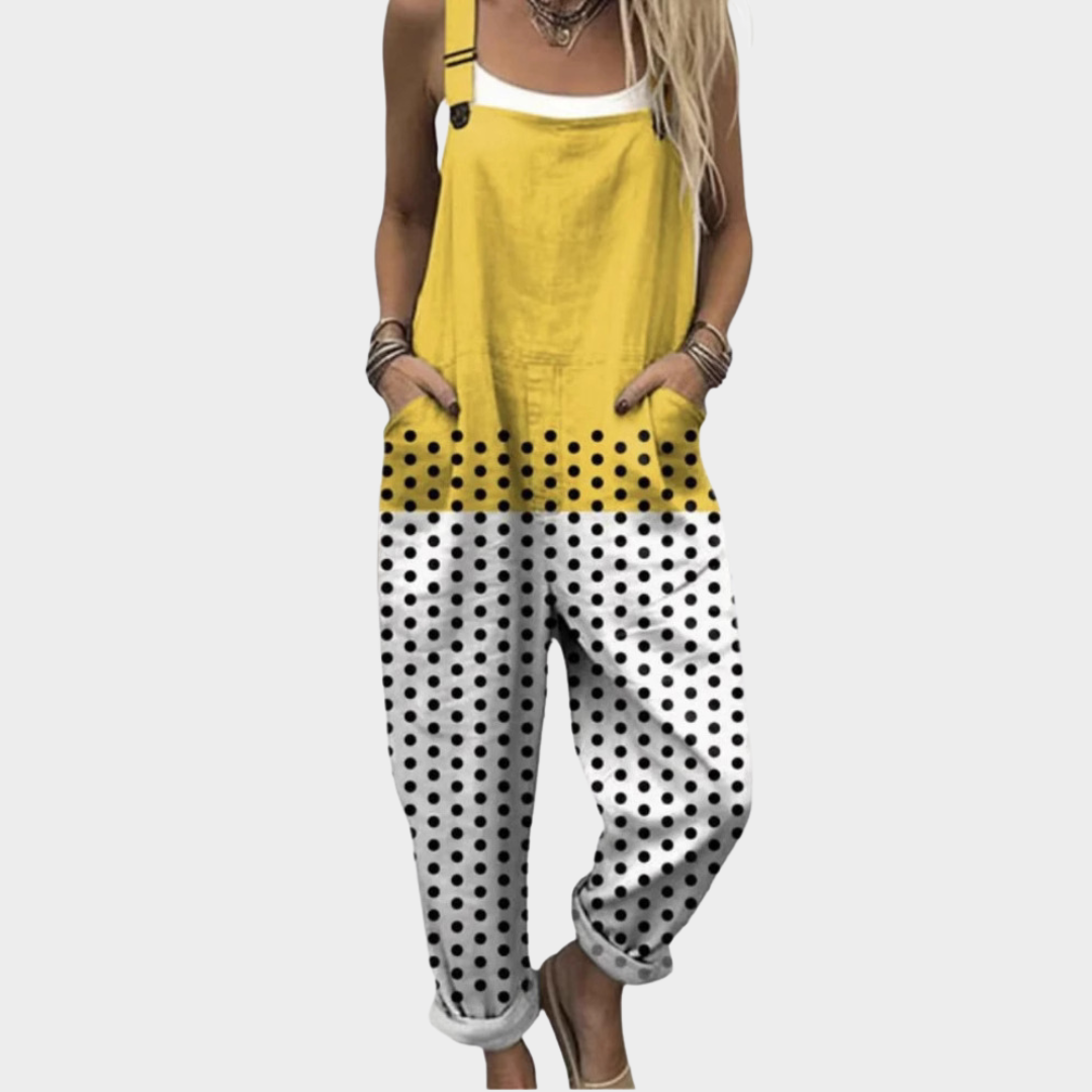 Comfortabele Gedessineerde Jumpsuit