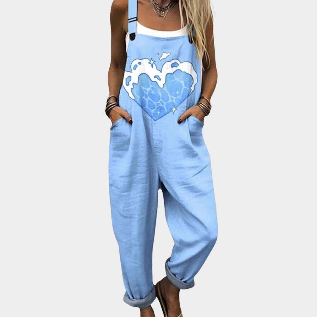 Comfortabele Geprinte Jumpsuit