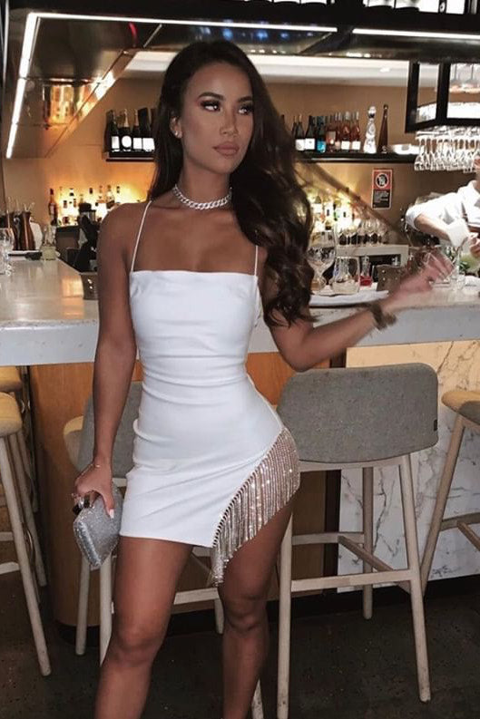 Nicole - Mini Witte Jurk
