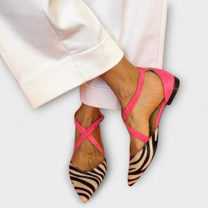 Ballerina's met Zebra Patroon