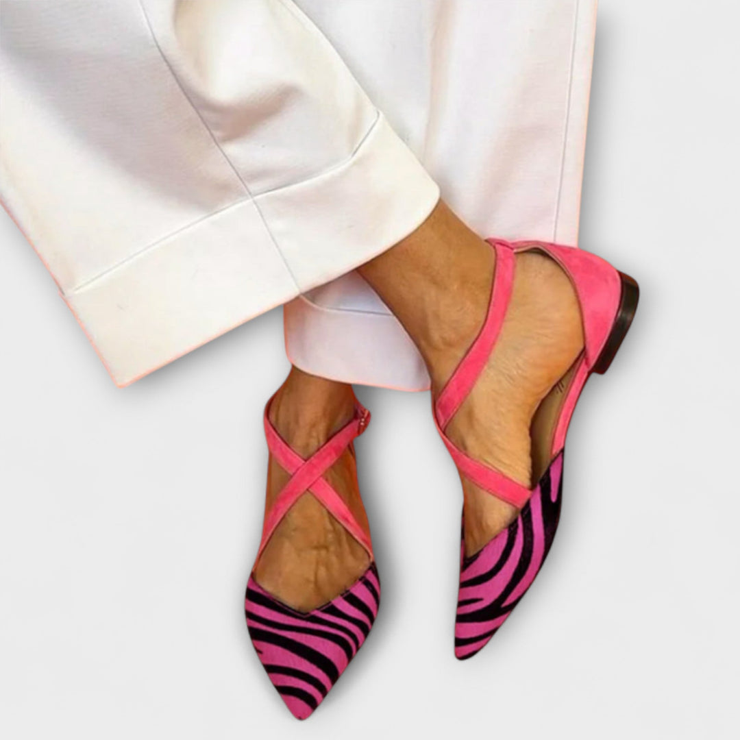 Ballerina's met Zebra Patroon
