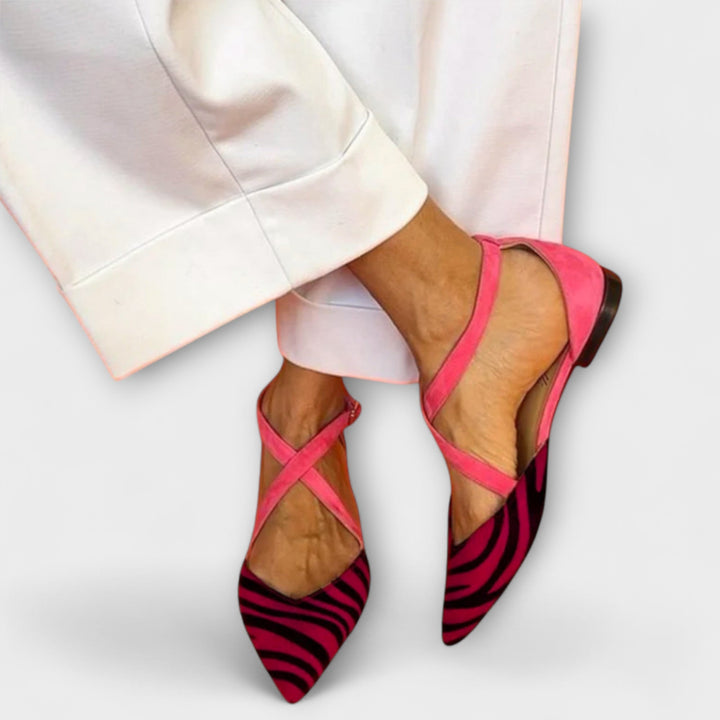 Ballerina's met Zebra Patroon