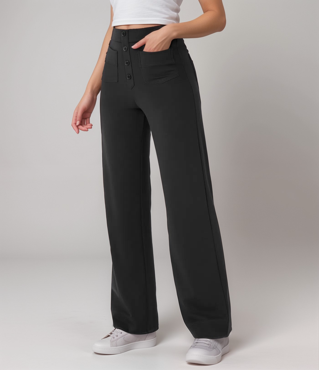 Sommerfeld | Elastische Broek met Hoge Taille