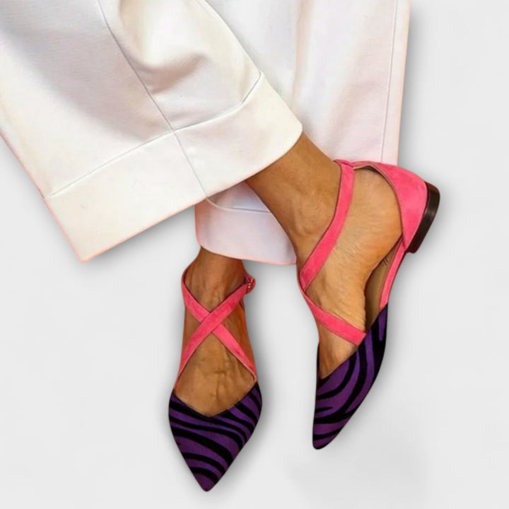 Ballerina's met Zebra Patroon