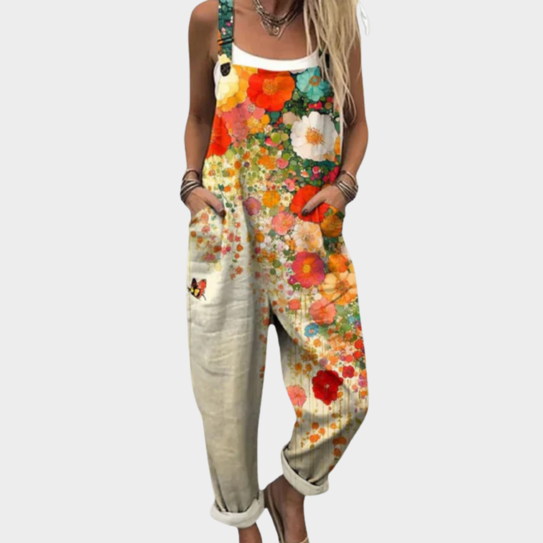 Comfortabele Gedrukte Jumpsuit