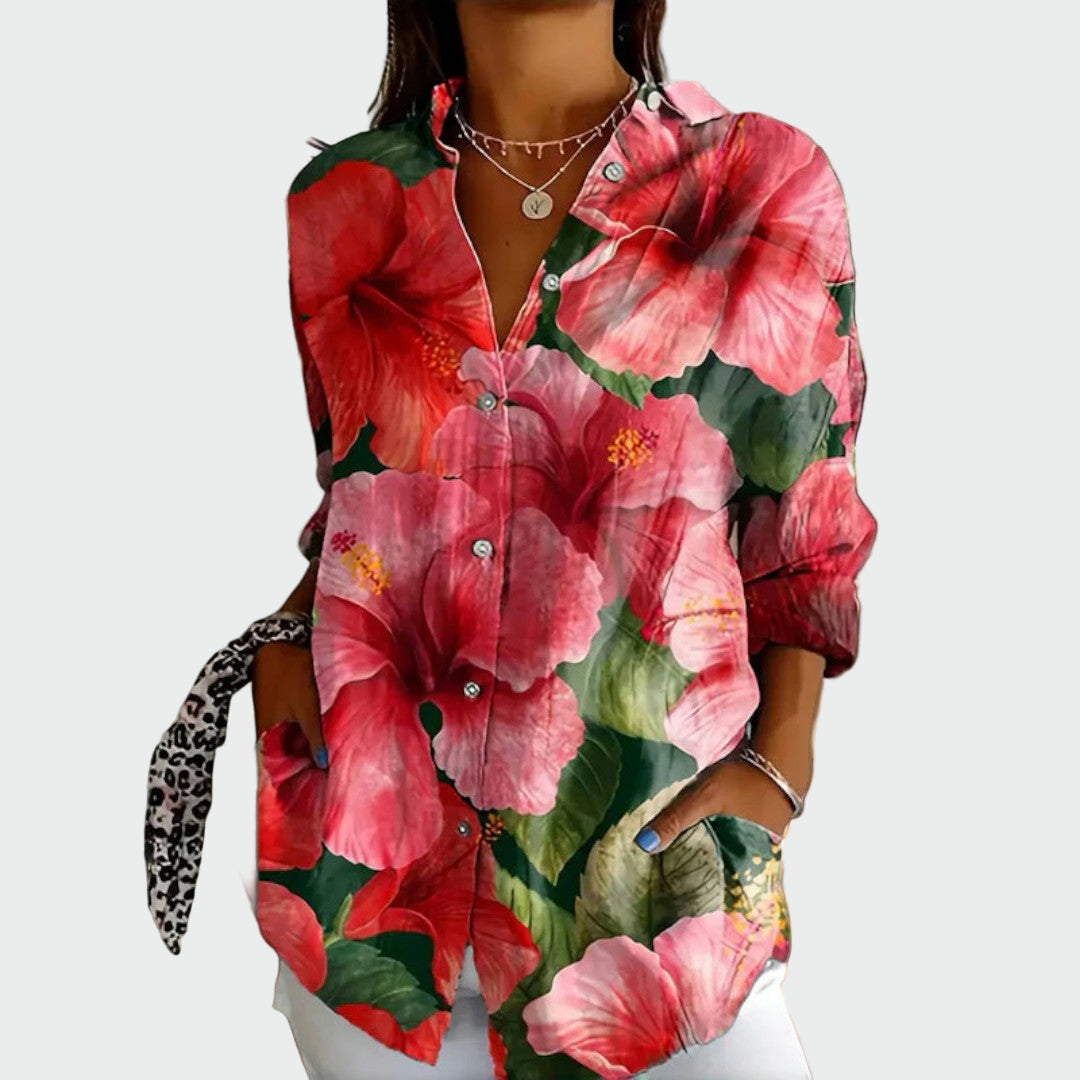 Stijlvol shirt met bloemenprint