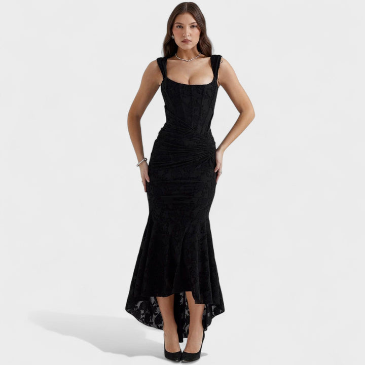 Francesca - Jurk met sculpturale silhouet