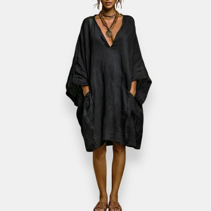 Cássia | Oversized Décolleté Jurk