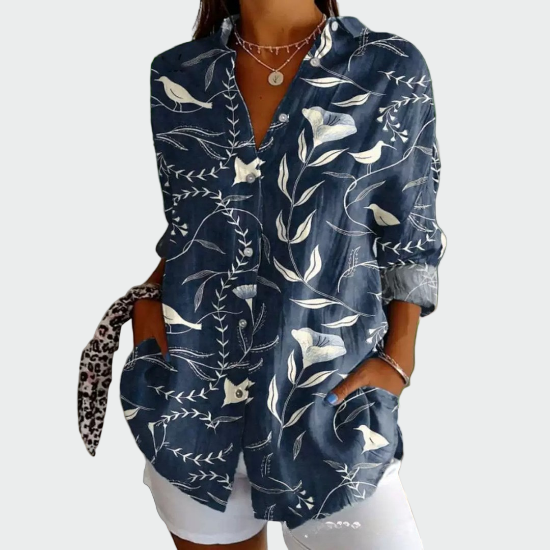 Stijlvol shirt met bloemenprint