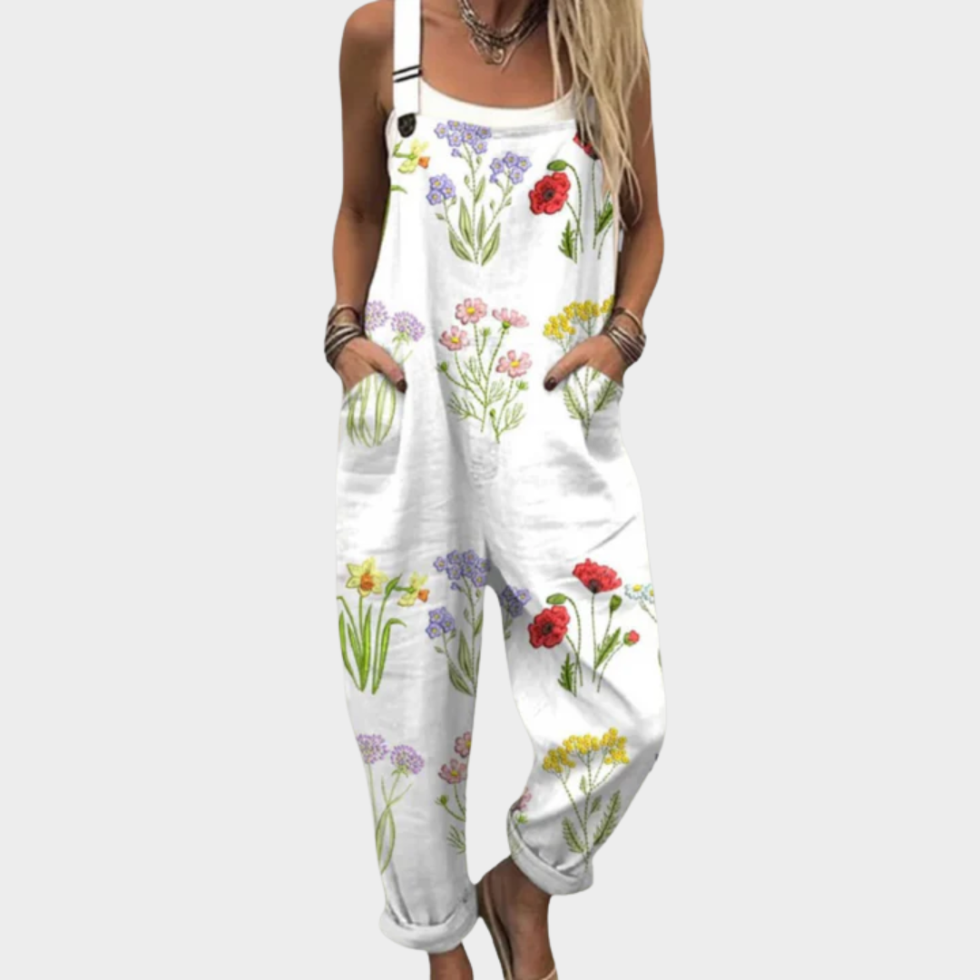 Comfortabele Geprinte Jumpsuit