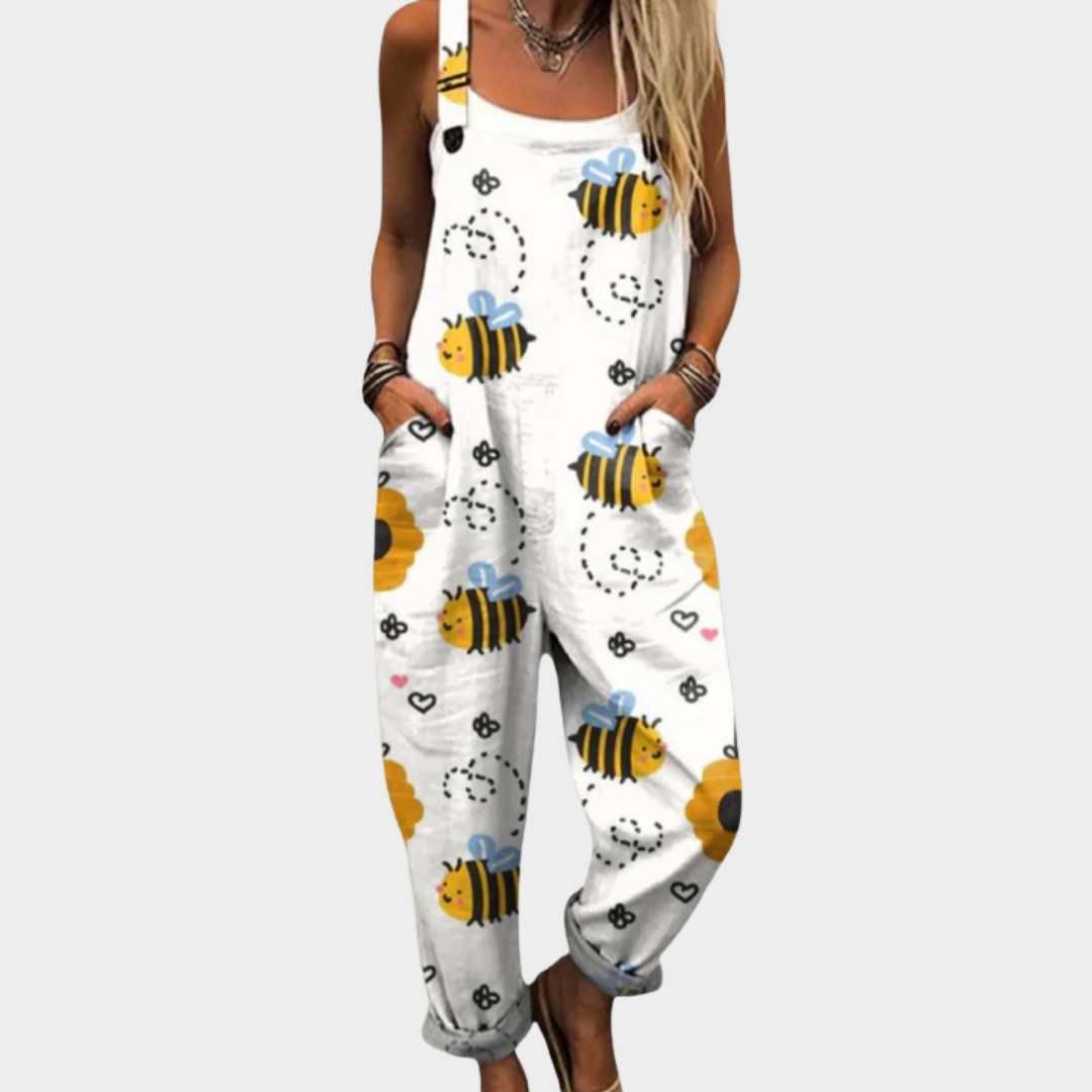 Comfortabele Bedrukte Jumpsuit