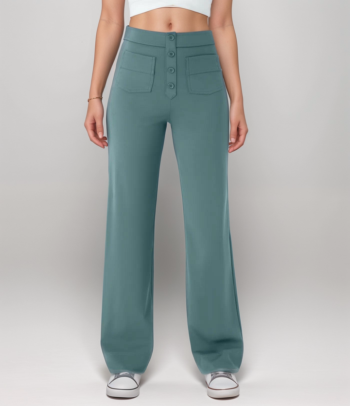 Sommerfeld | Elastische Broek met Hoge Taille