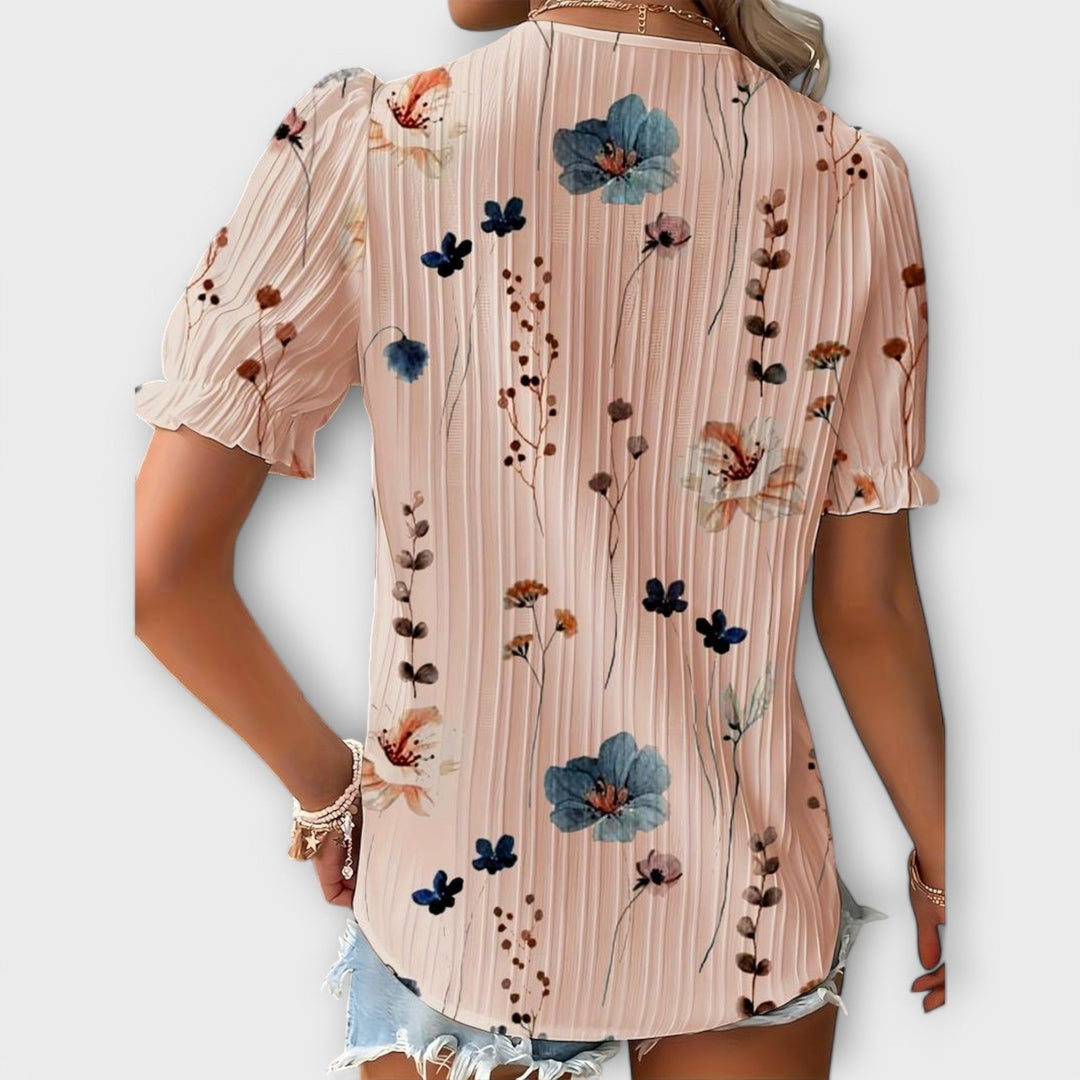 Emília - Blouse met V-hals